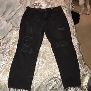 black pacsun mom jean
